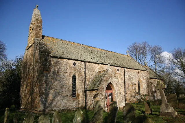 All Saints' church, Thornton-le-Moor, Lincs. All Saints' has early 12th century origins, a splendid south door and a rare Norman bellcote ... look carefully around the walls to spot some Norman corbels re-set with later additions. Early English lancet windows in the nave and curious clerestorey of tiny quatrefoils.