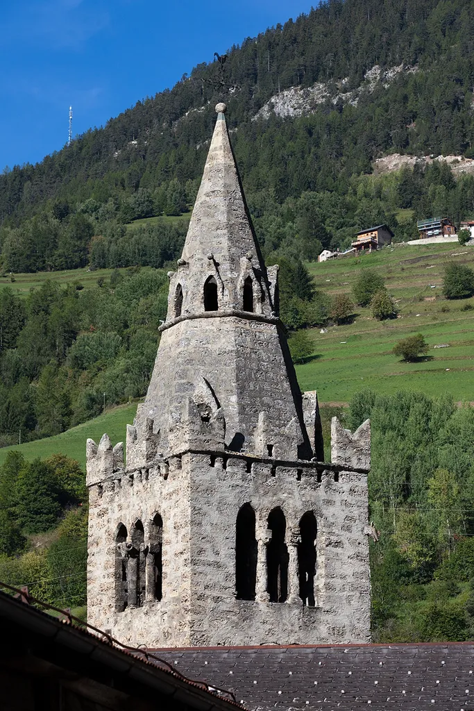 Kirchturm Saint Nicolas in Orsières