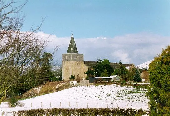 St Nicholas Church, Churchstoke, near to Churchstoke, Powys, Great Britain. The church of St. Nicholas in Churchstoke, although geographically in the county of Powys, Wales, is in the Diocese of Hereford. It has been substiantially altered in Victorian times but has Civil War musket marks on the north side of the exterior of the tower