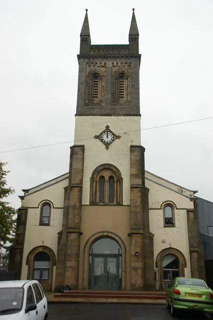 St James' parish church, St Mames' Street, Clitheroe, Lancashire, seen from the northwest
