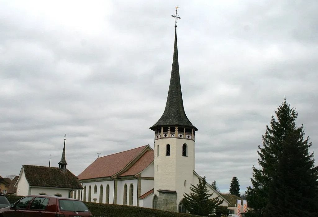 Rom.-cath. Church of Tafers Fr, Switzerland