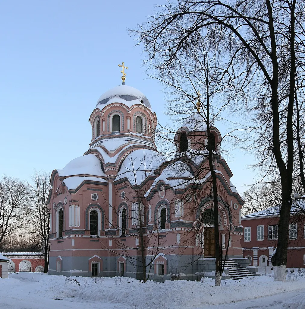 Saint John Chrysostom Church in Donskoy Monastery, Moscow, Russia (1888—1891)