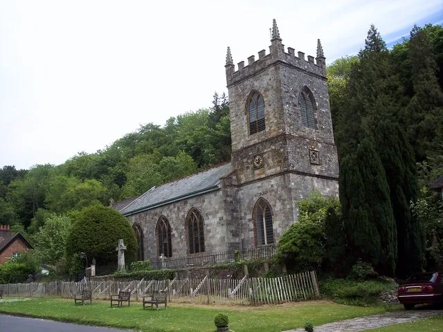 St James' parish church, Milton Abbas, Dorset, seen from the west