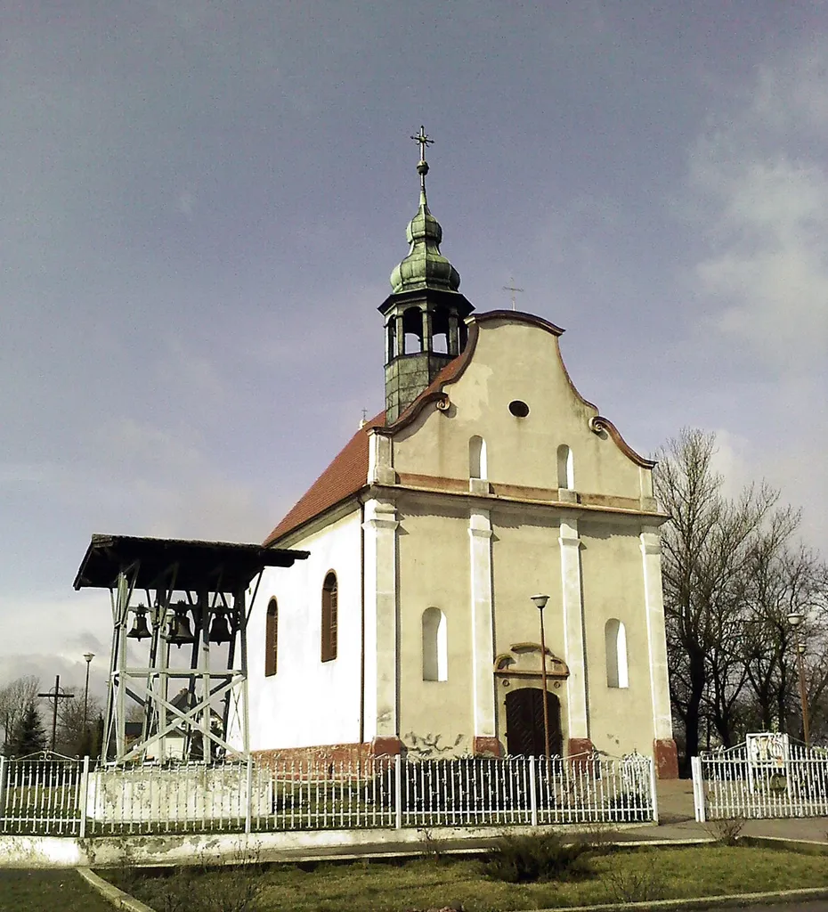 The church in Sławsk Wielki, Poland.