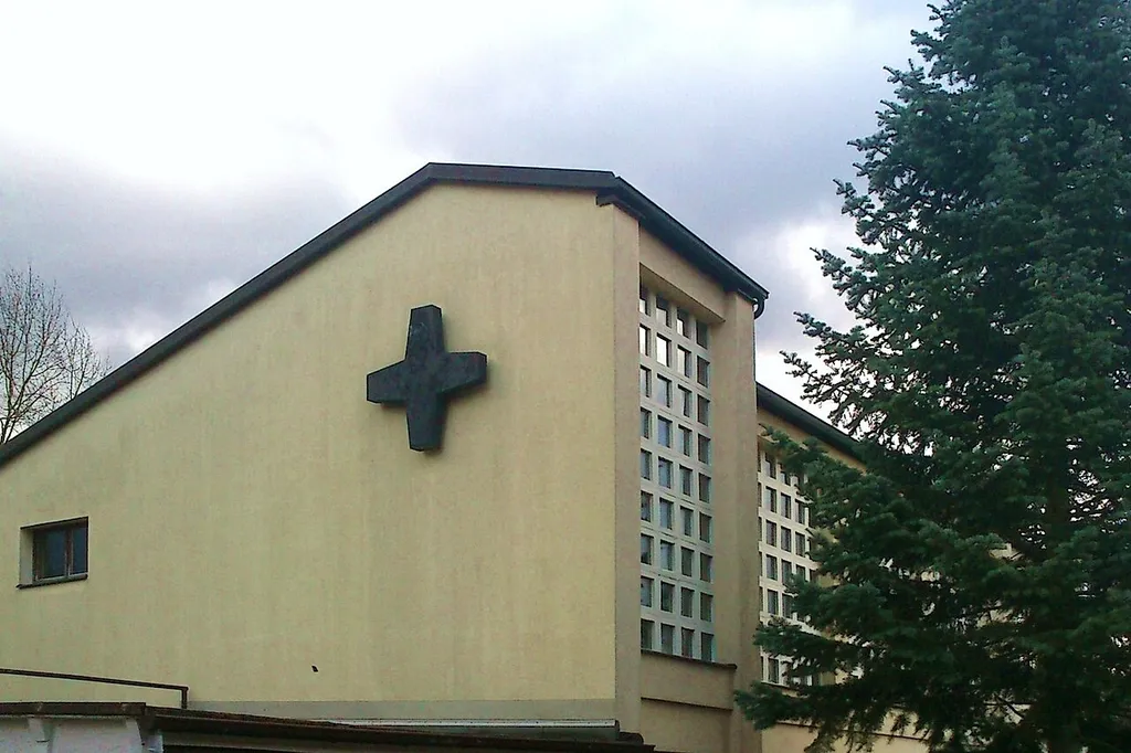 Kirche "Zum heiligen Kreuz" in Meiningen, auch Kreuzkirche genannt.