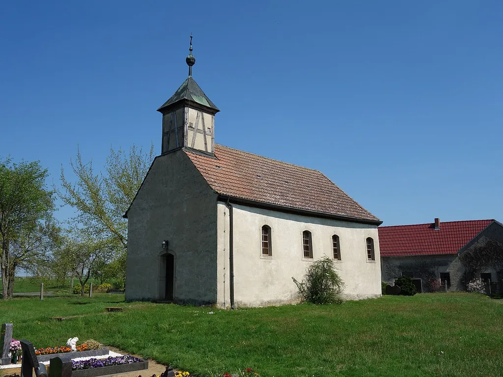 South-western view of the church in Schmögelsdorf , Treuenbrietzen municipality, Potsdam-Mittelmark district, Brandenburg state, Germany