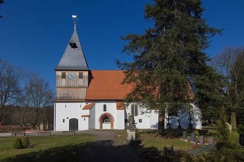 St. Katharina-Kirche in Steyerberg, Niedersachsen, Deutschland.