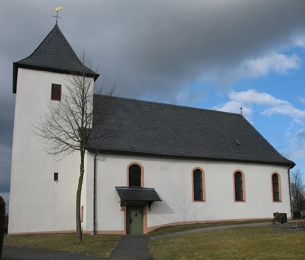 Church in Grünberg-Stangenrod in Hesse, Germany