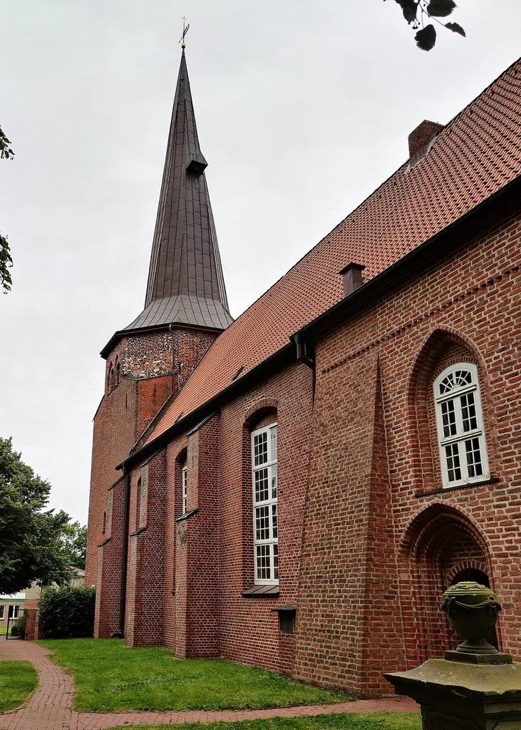 Evangelische St.-Johannis-Kirche Oederquart, Landkreis Stade, Niedersachsen, Deutschland