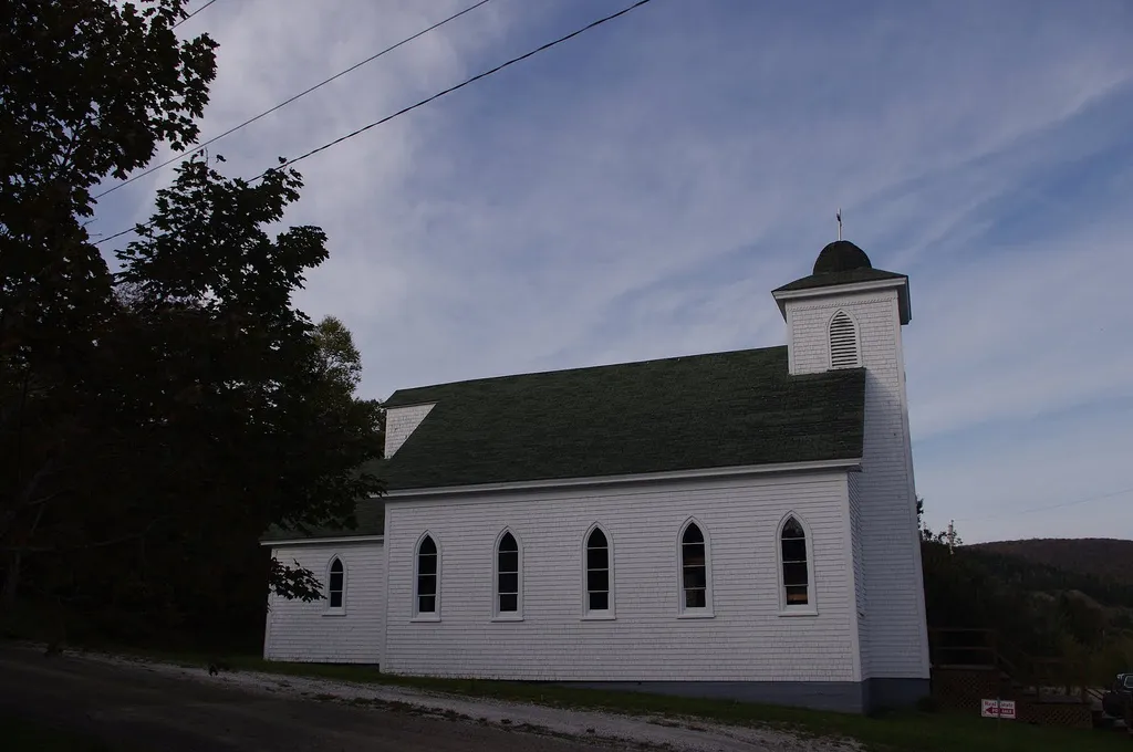 Saint Joseph's Roman Catholic Church located at 5621 Marble Mountain Road in Marble Mountain, Nova Scotia, Canada.