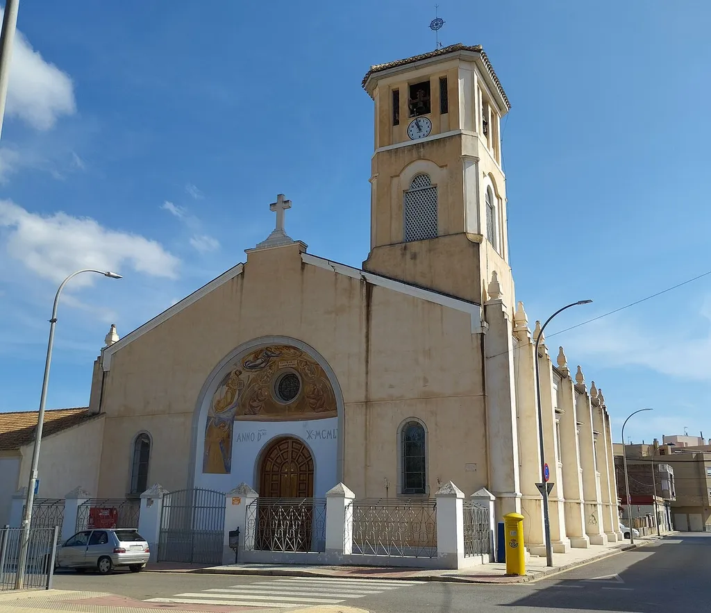 The Church of San Francisco Javier, located in the Los Barreros neighborhood of Cartagena (Spain), was built in 1952.