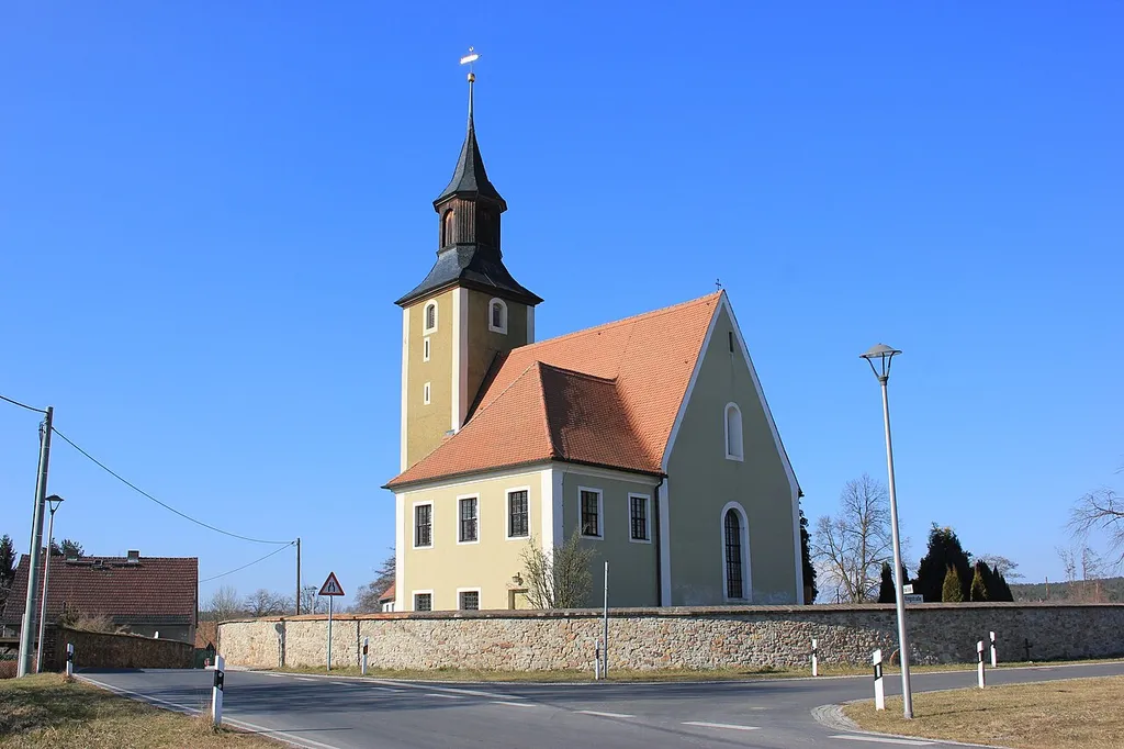 Ewangelska cyrkej a kěrchowska murja w Chołmje.