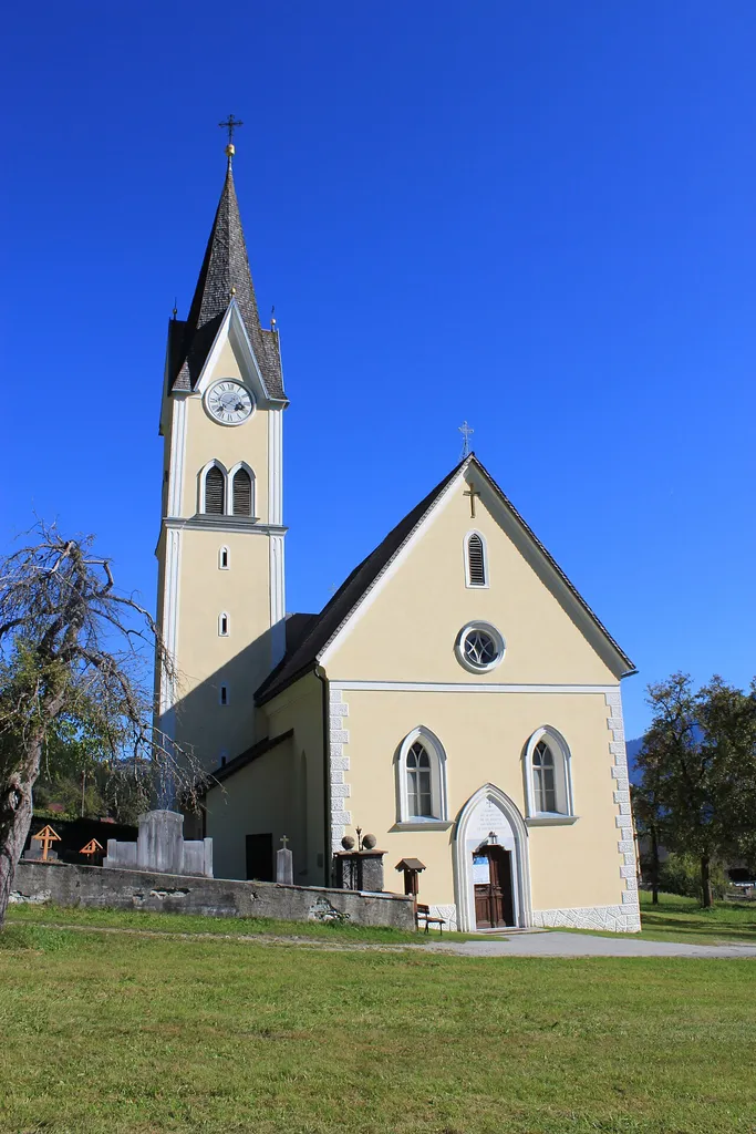 Lutherian church of Treßdorf in the community of Kirchbach
