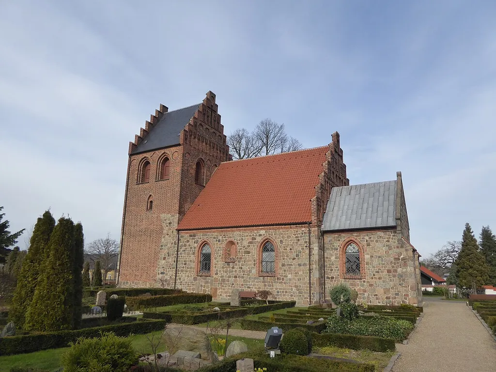 The church Ballerup Kirke in Ballerup in Copenhagen.