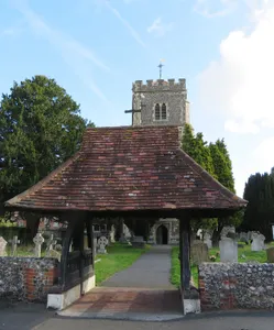 Lychgate At West Entrance To Churchyard Of St Mary's
