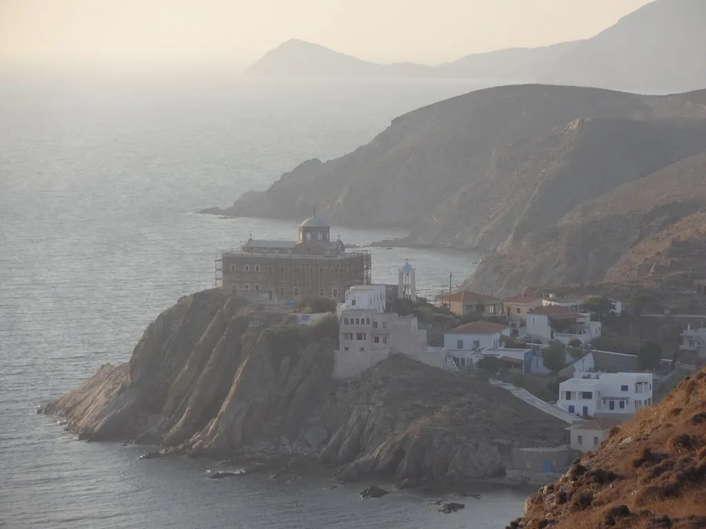 Island of Psara, Greece. Church of St.Nicolas