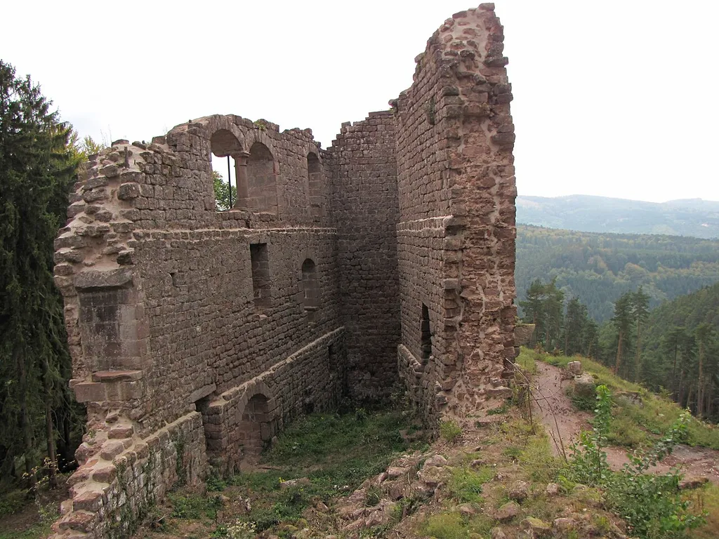 Eastern Dreistein castle, Bas-Rhin, France