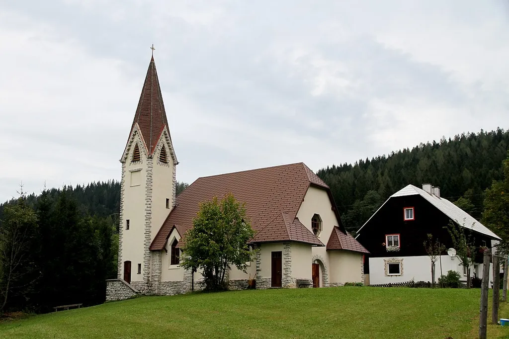 Evangelische Pfarrkirche in Reith/Langseitenrotte, einem Ortsteil von Annaberg.