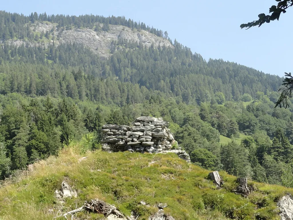 Ruinenrest, nach Norden