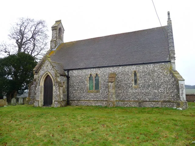 Woodcott - St James Church Grade II listed church.