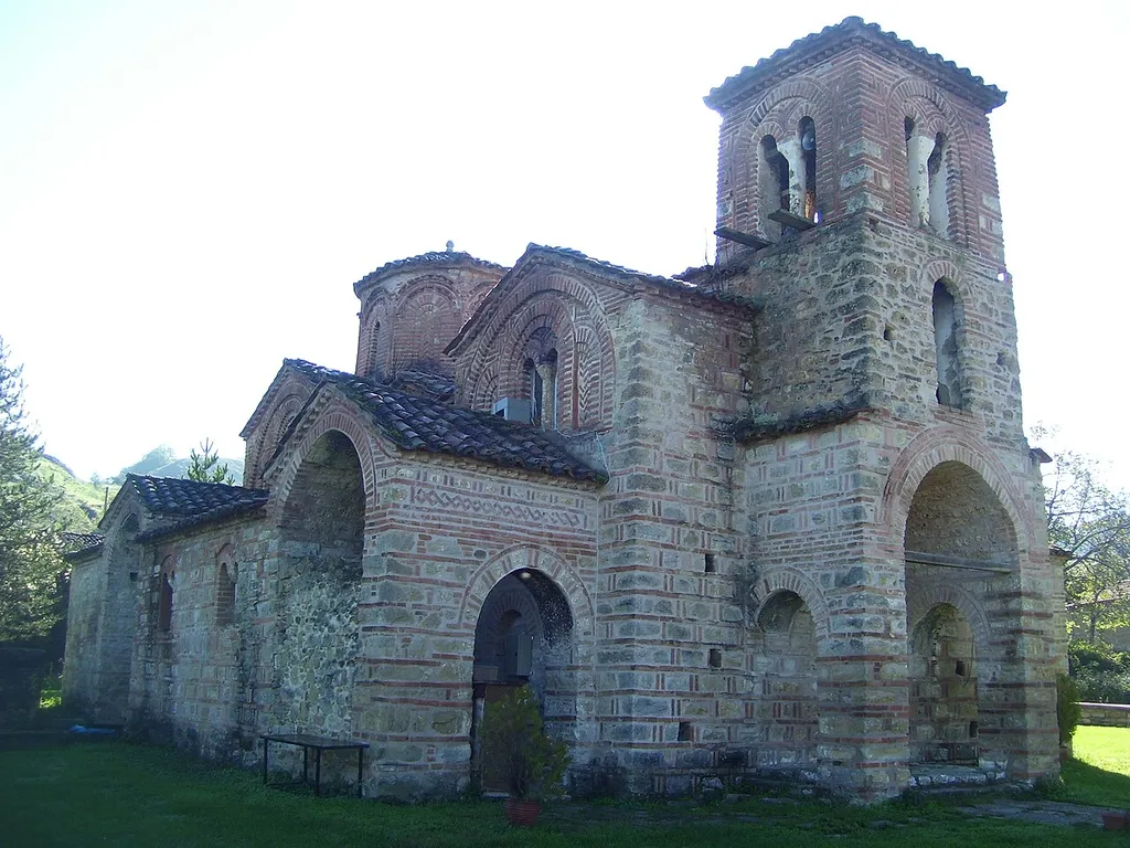 Church of "St George" in Omorfokklisia, Kasoria region, Greece.