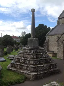 Churchyard Cross In Coychurch Churchyard