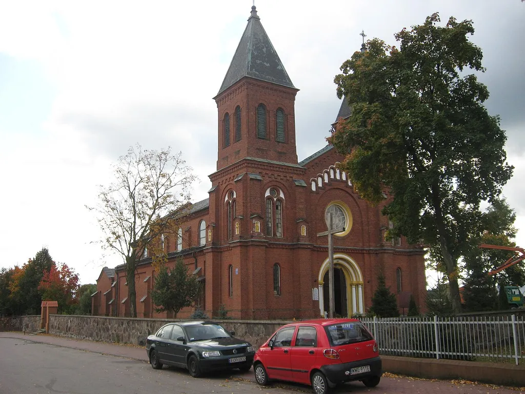 kościół par. p.w. św. Stanisława Biskupa, 1895-1897 Stoczek, Gmina Stoczek