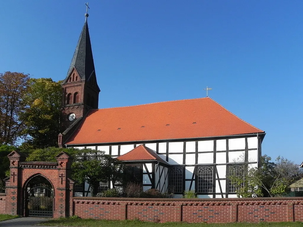 Evangelische Kirche in Güsen, einem Ortsteil der Einheitsgemeinde Elbe-Parey