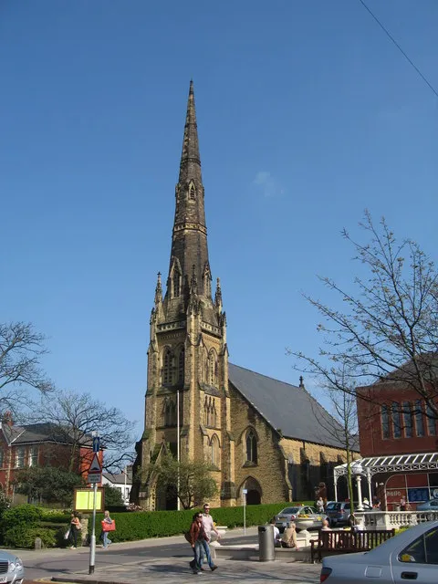 St George's URF Church, Lord Street The elegant steeple of St George's United Reformed Church, founded in 1874, stands proudly in the centre of Lord Street.