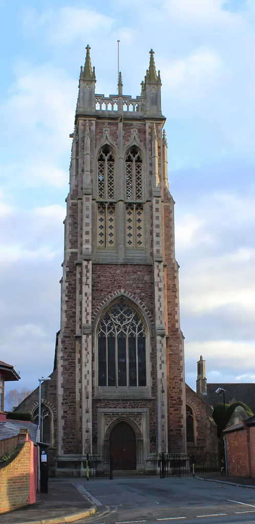 Roman Catholic Church of St George, Billet Street, Taunton, Somerset, seen from the northwest