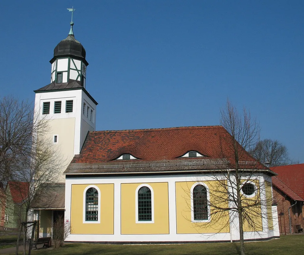 Church in Alt Bork (municipality Linthe) in Brandenburg, Germany