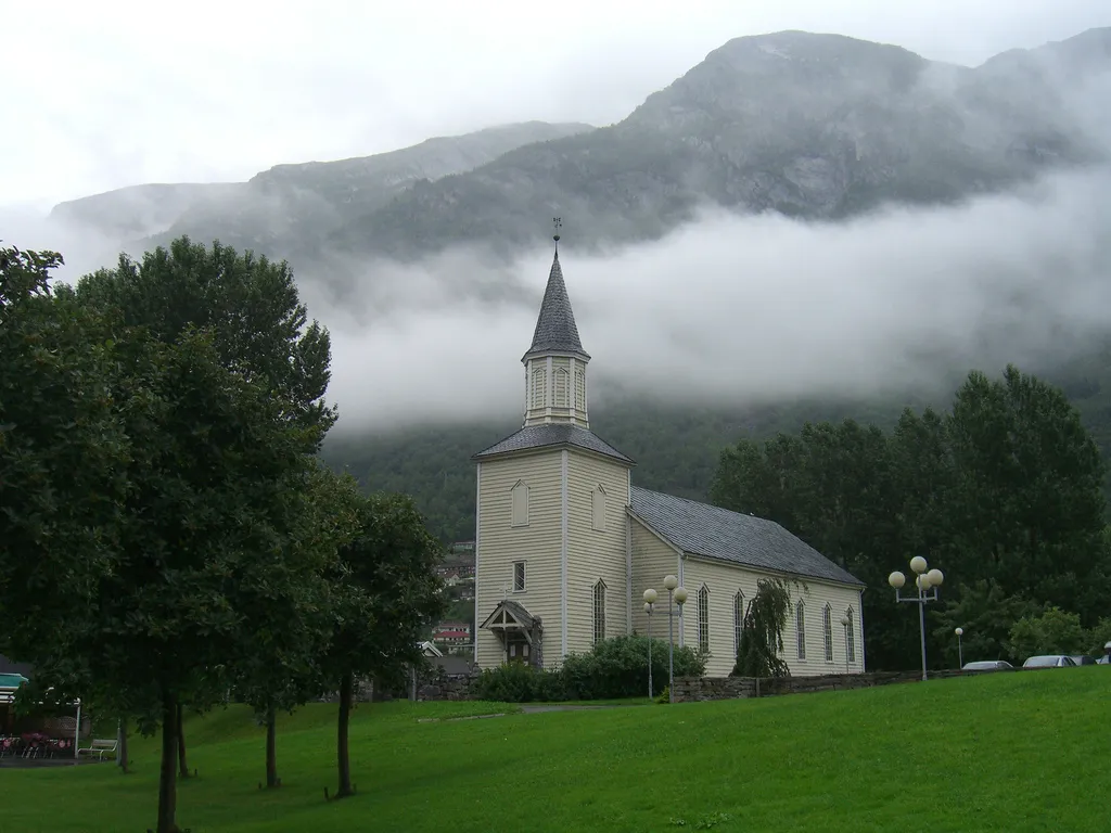Odda church, Odda, Norway.