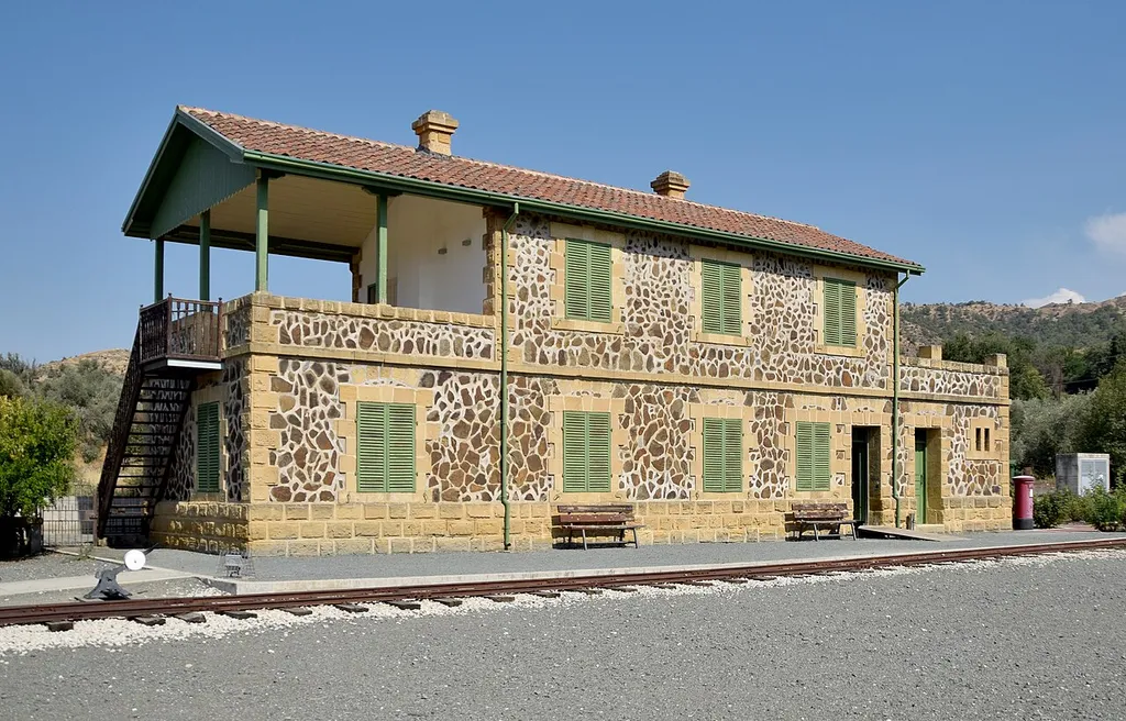 The former Evrychou train station, now the Cyprus Railways Museum main building.