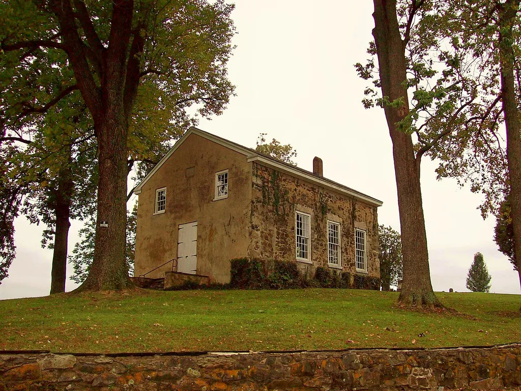 A scenic picture of the Watters Meeting House, taken Sunday, October 2, 2011.