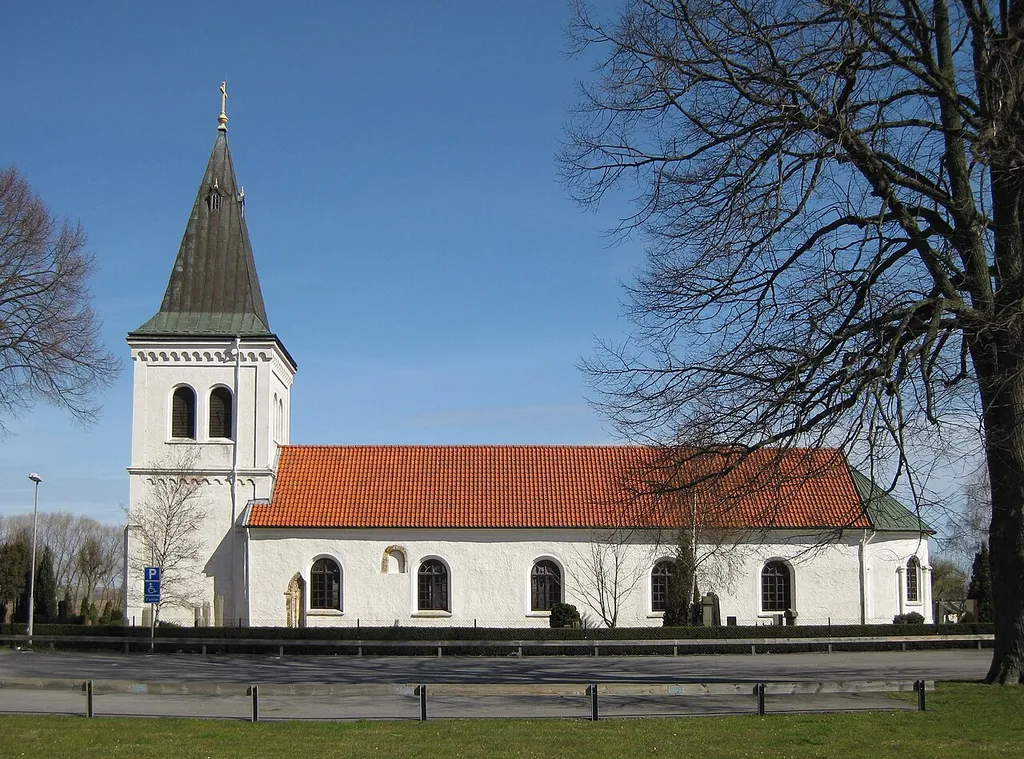 Saxtorp church in Skåne, Sweden