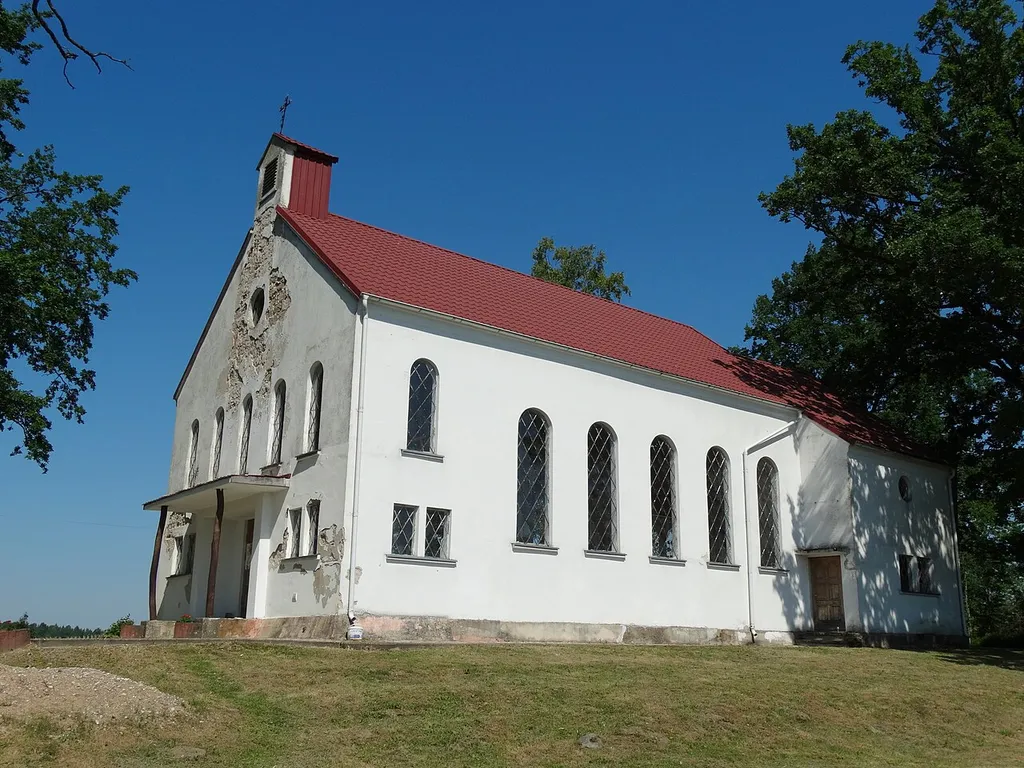 Saint Paul church in Spraudis, Rietavas Municipality, Lithuania