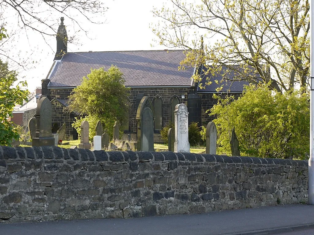 St Alban's parish church, Windy Nook, Tyne and Wear, seen from the south