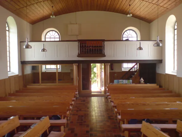 The inner of the Mennonite Church ("Bethaus") in Bolanden-Weierhof
