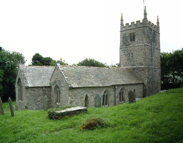 St Julitta's parish church, St Juliot, Cornwall, seen from the northeast