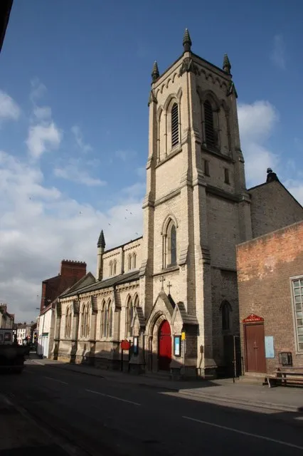 Parish church of St John the Evangelist, Brigg, Lincolnshire, seen from the southeast