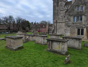 Group Of Seven Monuments In Churchyard South Of South Aisle Of Church Of St Cyriac