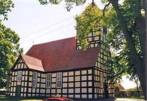 Timber framed church Luckow