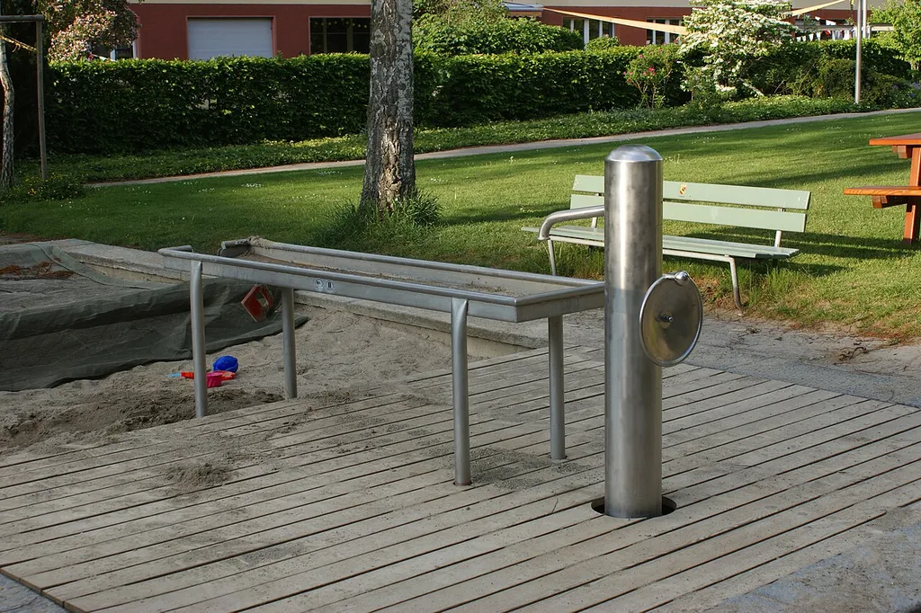 play fountain playground Obere Humboldtstrasse