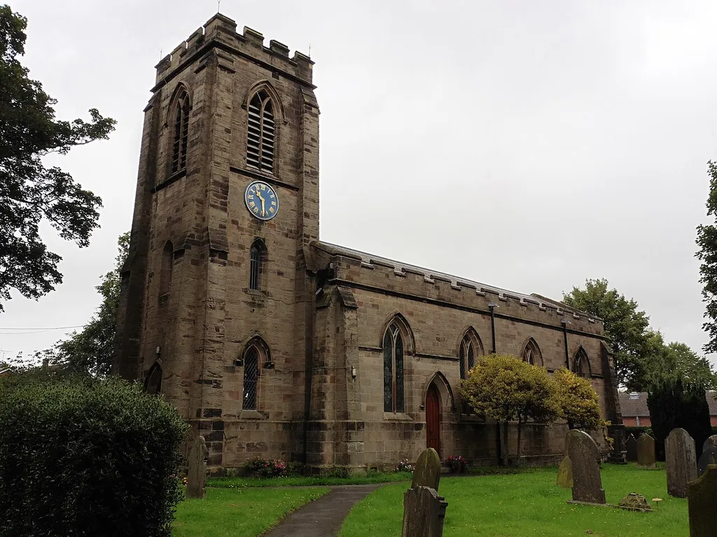 Photograph of St Lawrence's Church, Bramshall, Staffordshire, England