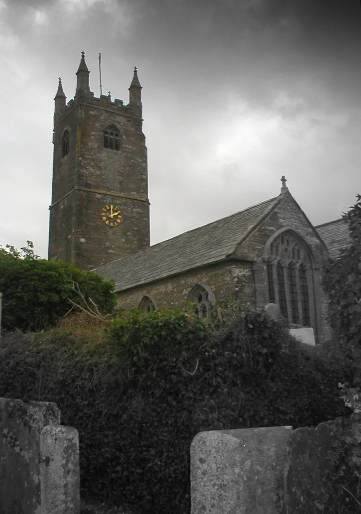 Photograph of St Mabyn parish church St Mabyn Cornwall England
