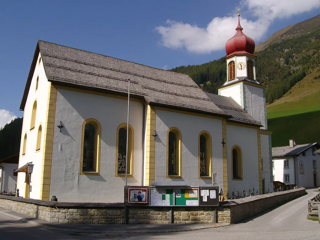 Austria, Tyrol (state), Schmirn. Sankt Joseph parish church.