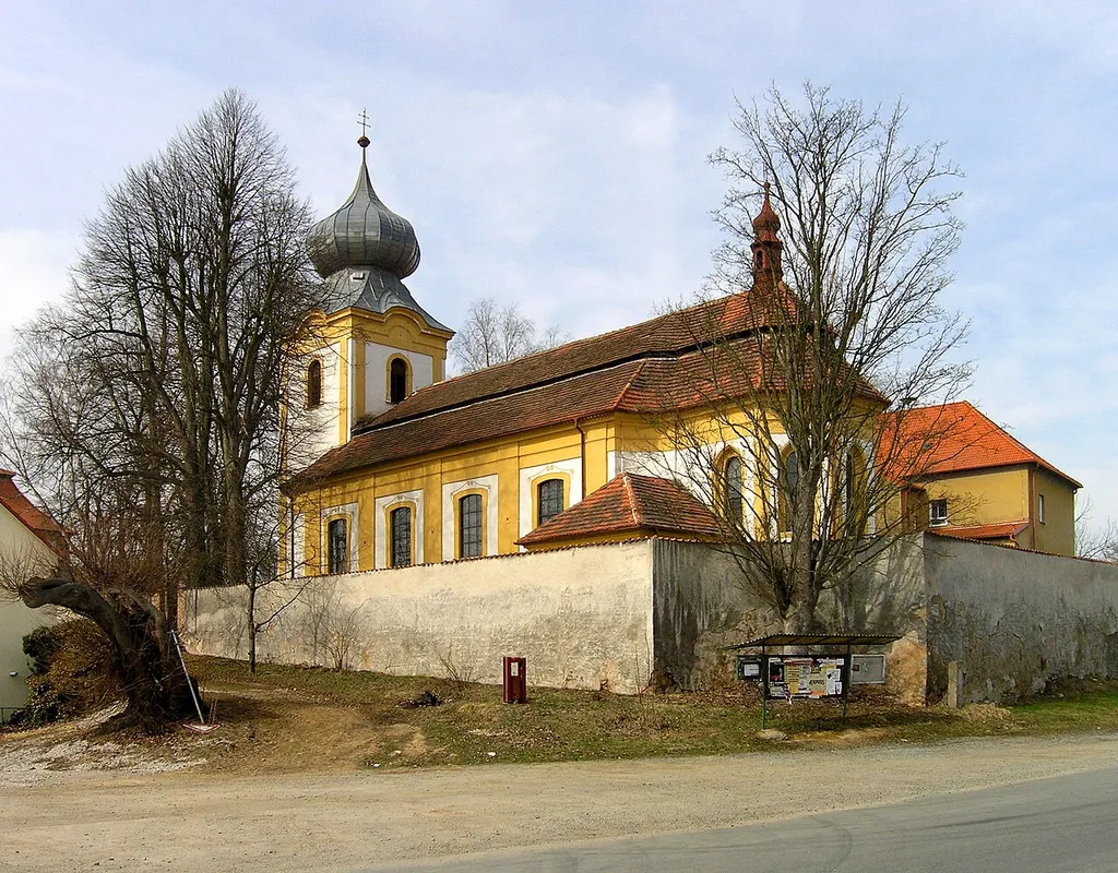 Church in Ledce village, Czech Republic