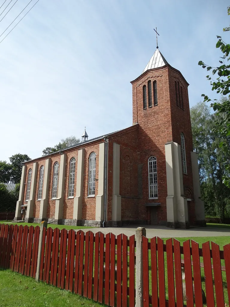 Zapyškis church of St. John Baptist in Kluoniškiai, Kaunas District, Lithuania