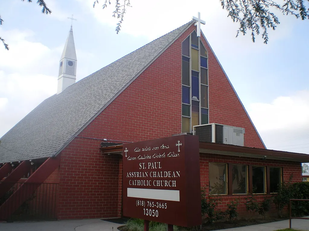 St. Paul Assyrian Chaldean Catholic Church, 13050 Vanowen, N. Hollywood, Los Angeles, California 13050 Vanowen, N. Hollywood, Los Angeles, California