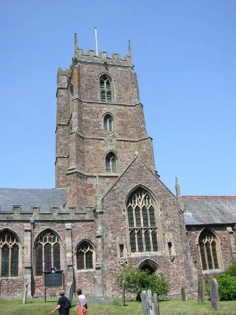 Church tower, St Georges Priory Church, Dunster
